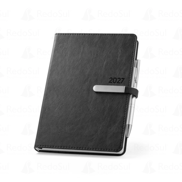 Agenda personalizada em PU tamanho 14,8 x 21 cm Agenda personalizada em PU tamanho 14,8 x 21 cm